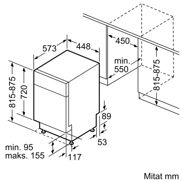 Bosch SPU4HMW01S - astianpesukone - Image 8